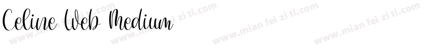 Celine Web Medium字体转换
